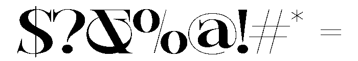 Sherlock SemBd ExtExp Font OTHER CHARS