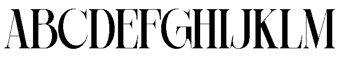 Sherlock SemBd ExtraCond Font UPPERCASE