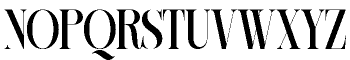Sherlock SemBd ExtraCond Font UPPERCASE
