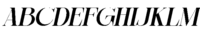 Sherlock SemBd SemExp Slant Font UPPERCASE