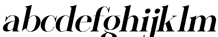 Sherlock SemBd SemExp Slant FONT