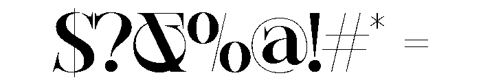 Sherlock SemBd SemExp Font OTHER CHARS
