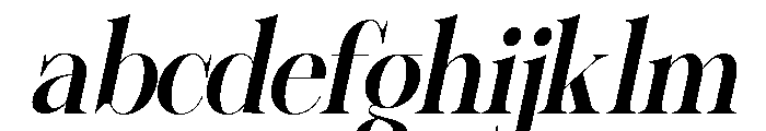Sherlock SemBd SemiCond Slant FONT