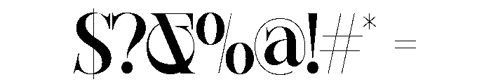Sherlock SemBd SemiCond Font OTHER CHARS