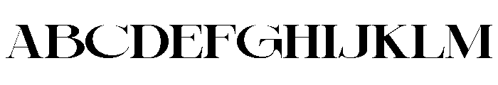 Sherlock SemBd UltExp Font UPPERCASE