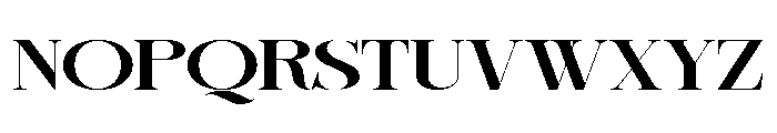 Sherlock SemBd UltExp Font UPPERCASE