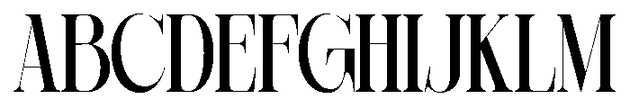 Sherlock SemBd UltraCond Font UPPERCASE
