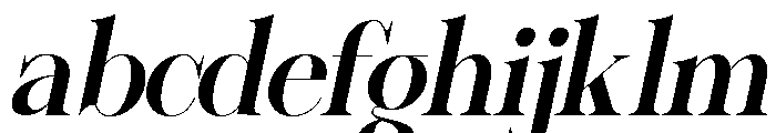 Sherlock Semi Bold Slanted FONT