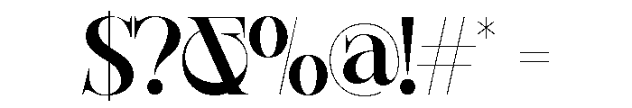 Sherlock Semi Bold Font OTHER CHARS