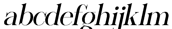 Sherlock Semi Expanded Slanted FONT