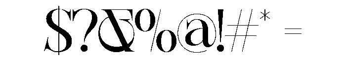 Sherlock Semi Expanded Font OTHER CHARS
