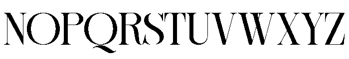 Sherlock Semi Expanded Font UPPERCASE