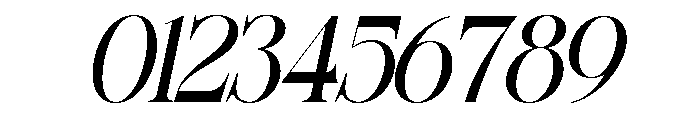 Sherlock Slanted Font OTHER CHARS