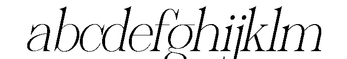 Sherlock Thin SemExp Slant FONT