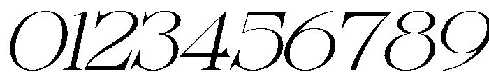 Sherlock Thin UltExp Slant Font OTHER CHARS