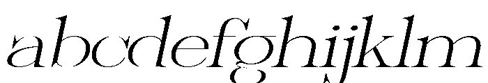 Sherlock Thin UltExp Slant FONT