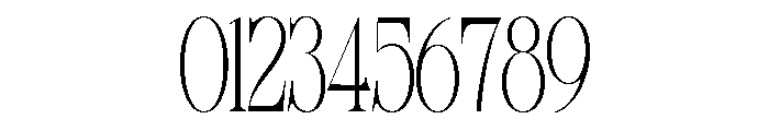 Sherlock Thin Ultra Condensed Font OTHER CHARS