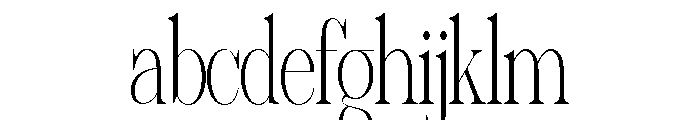 Sherlock Thin Ultra Condensed FONT