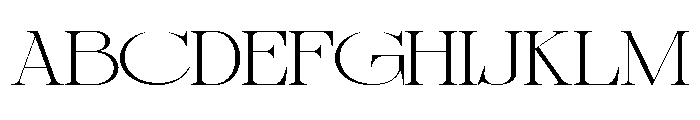 Sherlock Thin Ultra Expanded Font UPPERCASE