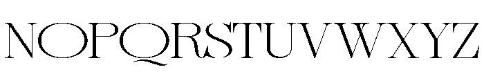 Sherlock Thin Ultra Expanded Font UPPERCASE