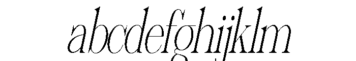 Sherlock Thin UltraCond Slant FONT