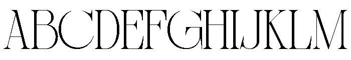 Sherlock Thin Font UPPERCASE