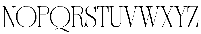 Sherlock Thin Font UPPERCASE
