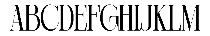 Sherlock Ultra Condensed Font UPPERCASE