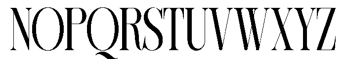 Sherlock Ultra Condensed Font UPPERCASE