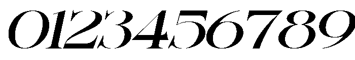 Sherlock Ultra Expanded Slanted Font OTHER CHARS
