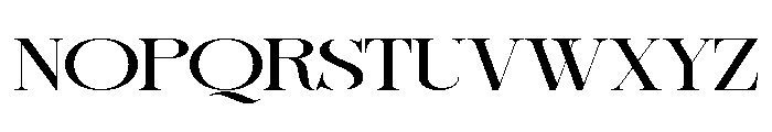 Sherlock Ultra Expanded Font UPPERCASE