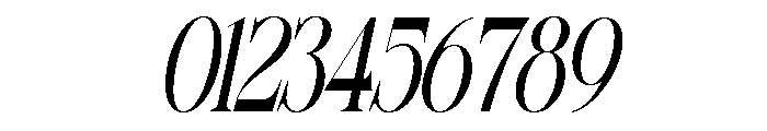 Sherlock UltraCond Slant Font OTHER CHARS