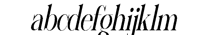 Sherlock UltraCond Slant FONT