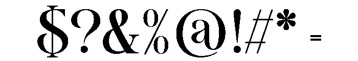 Sherly Kitchen Regular Font OTHER CHARS