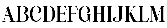 Sherly Kitchen Regular Font UPPERCASE