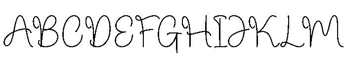 Sheylia Font UPPERCASE