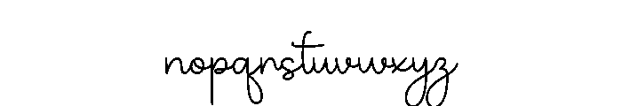 Sheylia Font LOWERCASE