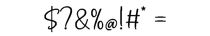 Shifa Font OTHER CHARS