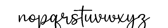 Shifa Font LOWERCASE