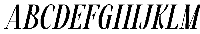 Shifer Blastone Italic Font UPPERCASE