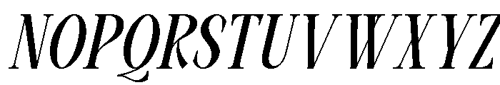 Shifer Blastone Italic Font UPPERCASE