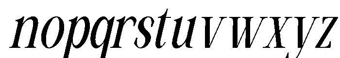 Shifer Blastone Italic Font LOWERCASE