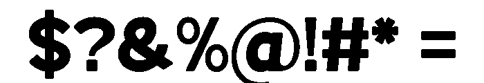 Shift Sans Regular Font OTHER CHARS