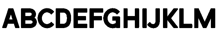 Shift Sans Regular Font UPPERCASE