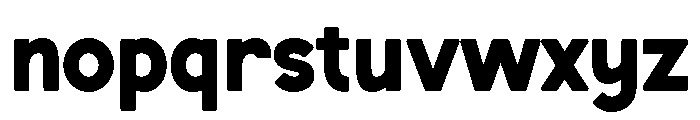 Shift Sans Regular Font LOWERCASE