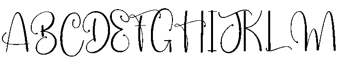 Shiladay Graduating Font UPPERCASE