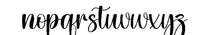 Shiming Font LOWERCASE