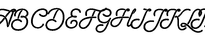 ShinaQalline-Regular Font UPPERCASE