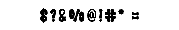 Shine Bunny Font OTHER CHARS