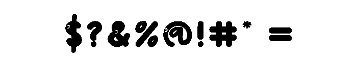 Shine Cloud Font OTHER CHARS